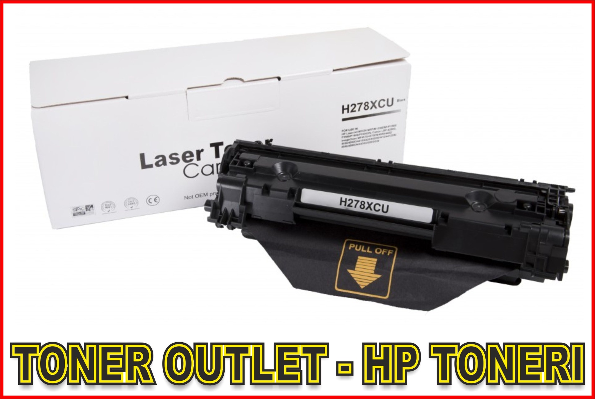 Toner HP CE278X / CE-278X / 78X toner-cartridge-boja BLACK, zamjenski